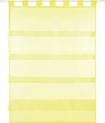 Image de Sky Rideau aspect froncé Passage 80 x 110 cm jaune