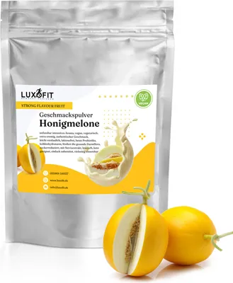 Immagine prodotto di Aroma di melone in polvere Aroma di frutta a basso contenuto calorico 300 g