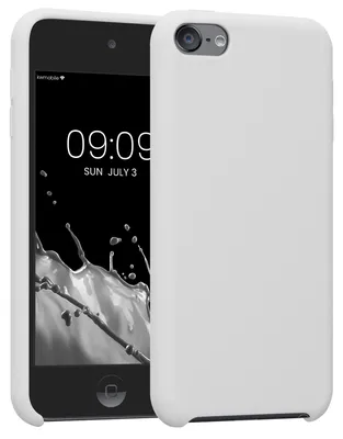 Produktbild von kwmobile Schutzhülle kompatibel mit Apple iPod Touch 6G / 7G (6. und 7.Generation) - Hülle Silikon gummiert - Cover Case in Weiß matt