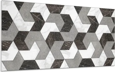 Produktbild von Geometrisches Fliesenmuster – Selbstklebende Fliesen – Wandverkleidung – Wandpaneel – PVC Fliesen – Vinylflisen – PCV Flisen – Selbstklebend – Wanddeko –100 x 50 cm