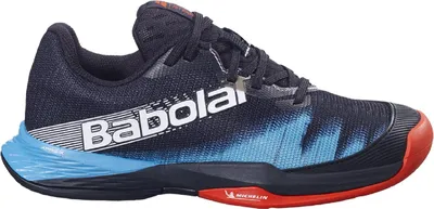 Productafbeelding van Babolat Jet Premura 2 Junior padel-tennisschoenen, sportieve schoenen, zwart/blauw/rood, modelnummer: 3J4F25A756-2019, schoenmaat: 37 EU