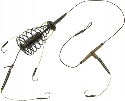 Immagine prodotto di Feeder GRUNT Set da pesca GRUNT CESTELLO 3 ami CARPA BRANZINO AMUR 70 g