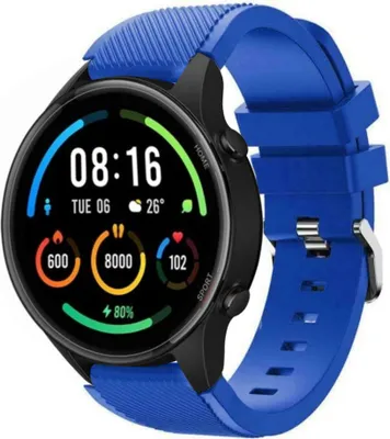 Produktbild von Strap-it Xiaomi Mi Watch Silikonarmband (Blau)