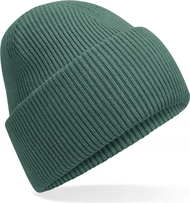 Produktbild von Beechfield B385R | Classic Engineered Deep Cuffed Beanie - Farbe: Marine Green - Größe: One Size