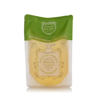 Produktbild von Panier des Sens Nachfüllpackung Marseille Flüssigseife - Belebende Verbene 500 ml