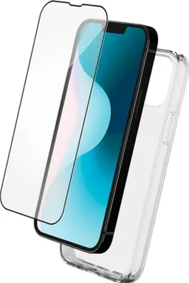 Produktbild von BigBen, 2-in-1 Zubehörset für iPhone 16 mit SmartFrame, Transparent