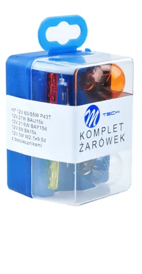 Zdjęcie produktu dla Zestaw żarówek M-Tech H7 55 W 12V
