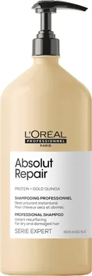 Immagine prodotto di L'Oreal Professionnel, Serie Expert Absolut Repair, Protein + Gold Quinoa, Hair Shampoo, 1500 ml