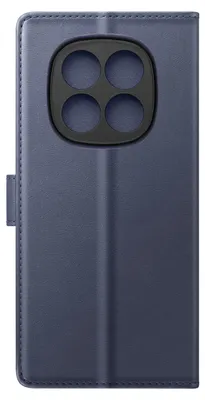 Image de Mayaxess, étui 2 en 1 portefeuille pour Redmi Note 15 Pro 4G, avec coque amovible, couleur bleu nuit