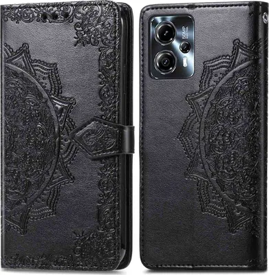 Produktbild von imoshion Mandala Klapphülle Motorola Moto G13 / G23 - Schwarz