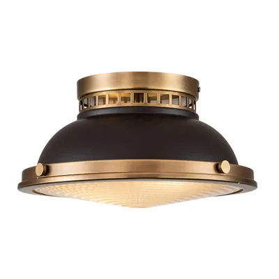 Zdjęcie produktu dla Plafon okrągły Amelia brązowy 2xE27x40W metal wym:17x32,4x32,4cm IP20 Hinkley