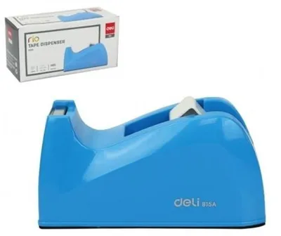 Zdjęcie produktu dla deli D269334 DELI Klebeband Abroller RIO 14,8x6,2x7,5 cm hellblau