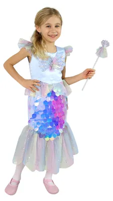 Immagine prodotto di Costume da sirena per bambina (M)