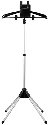 Produktbild von Kleiderdampferständer, höhenverstellbar, faltbares Design, schwarz