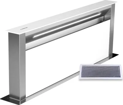 Image de Klarstein Royal Flush Eco Hotte De Plan De Travail - A++ Énergie, 720 m³/h, Hotte Aspirante Silencieuse,Tactile, LED 6500K, Acier Inoxydable & Verre, Hotte Cuisine Moderne