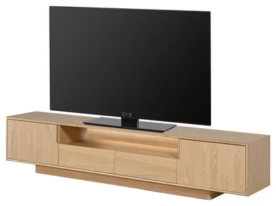 Produktbild von home24 Tv-Lowboard - Eiche Teilmassiv - Eiche