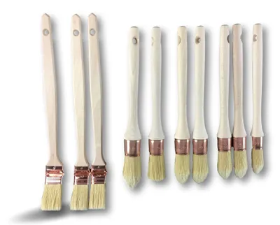 Produktbild von Professionelles Pinselset – Set mit 10 Pinsel, mit Holzgriffen