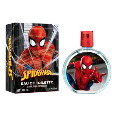 A box of Spiderman Eau de Toilette and a bottle of the same product.