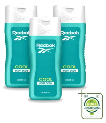 Produktbild von 3 x Reebok Cool Your Body Douchegel - 400 ml - Großpackung - 3 Stücke