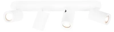 Image de Ledvion Spot LED Plafond Blanc 4 spot Rectangulaire GU10 3W blanc neutre