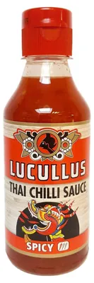 Zdjęcie produktu dla Lucullus Thaise Chili Sauce, 250 ml - Ostry tajski sos chili do dań, dipów i marynat