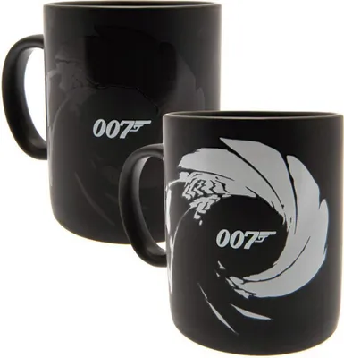 Produktbild von James Bond - Tasse mit Farbwechsel TA5840 (Einheitsgröße) (Schwarz)