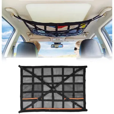 Produktbild von Autodach Staunetz universal 90x65cm, Dachaufbewahrung für SUV & Van, elastisch & reißfest, ideal für Camping, Reisen & Outdoor Ordnung