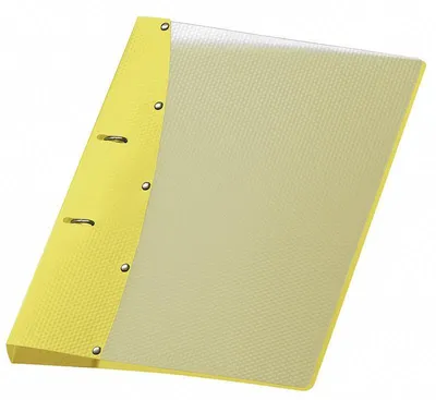Produktbild von VELOFLEX Ringbuch DIAMOND - DIN A4 - PP - 2 cm - gelb