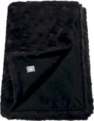 Produktbild von MUSTERRING Tagesdecke FURRY Schwarz 130 x 170 cm