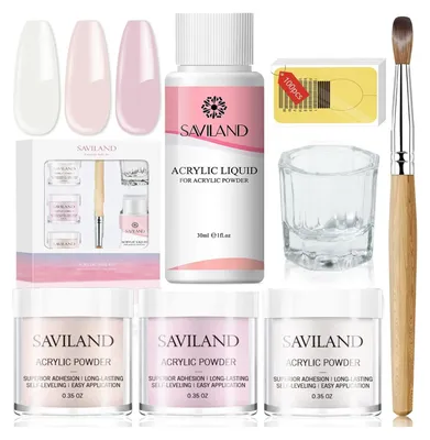 Produktbild von Acrylnagel-Set mit Pulver und Flüssigkeit für die Nagelmodellierung