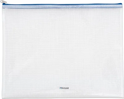 Produktbild von Betzold Reißverschlussbeutel, ohne PVC, 5 Stück, transparent, Größe: DIN A4+