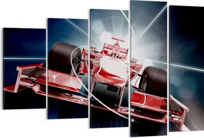 Produktbild von Bild auf Leinwand - Leinwandbild - Formel Geschwindigkeit Motor - 150x100cm - Wand Bild - Wanddeko - Leinwanddruck - Bilder - Kunstdruck - Wanddekoration - Leinwand bilder - Wandkunst - EG150x100-2677