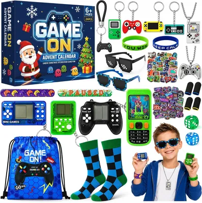 Productafbeelding van Y X Adventskalender 2026 - Gaming-accessoires - Verrassingsset voor kinderen en jongeren