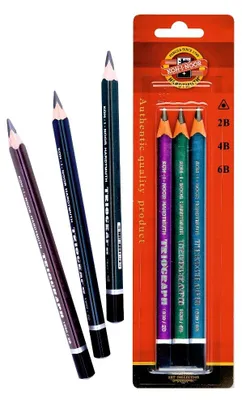 Produktbild von Graphitstifte Jumbo Metallic im 3er Blister