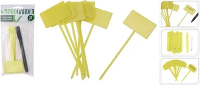 Produktbild von 45x Steckschilder Set Kräuterschilder Pflanzenschilder Pflanzetiketten inkl. Stifte