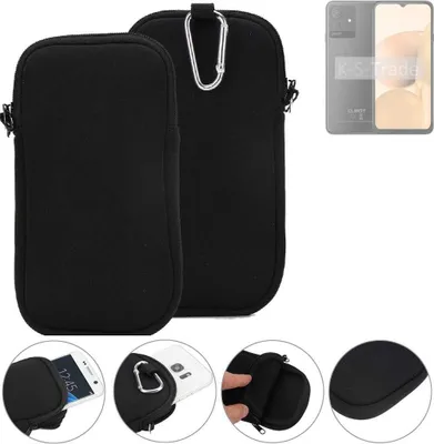 Produktbild von K-S-Trade Neopren-Hülle Handyhülle kompatibel mit Cubot Note 50 Schutzhülle Neoprenhülle Sleeve Schutz-Hülle Gürtel Tasche Case Holster