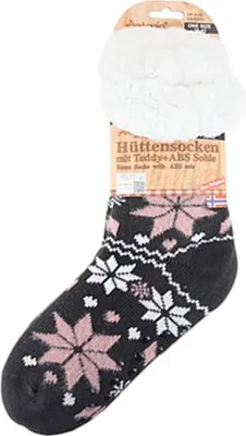 Kuschelsocken mit Wintermuster