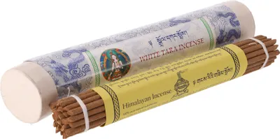 Produktbild von Tibetische Natürliche Räucherstäbchen - White Tara Incense, Weiß, 20,5*4*4 cm, Räucherstäbchen aus Tibet, Nepal