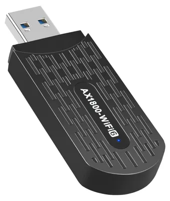 Obrázok produktu pre USB WiFi adaptér USB 3.0, 1800 Mbps, 2,4 GHz, 5 GHz, anténa s vysokým ziskom, MU-MIMO, WiFi dongle typu „Plug and Play“ pre kanceláriu a cestovanie