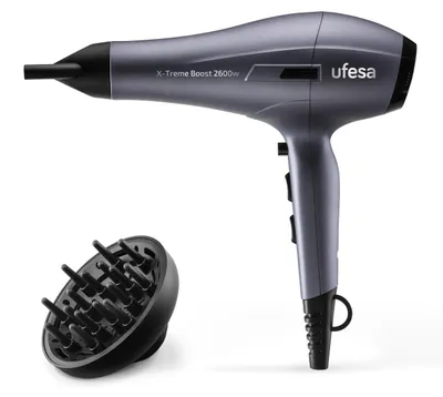 Produktbild von Ufesa X-treme Boost, AC, Grau, Tasten, 1800 W, 1 Stück(e)