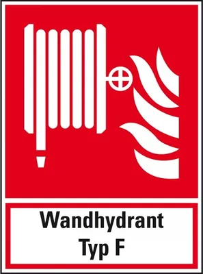 Produktbild von Dreifke® Aufkleber I Brandschutz-Kombischild Wandhydrant, Folie, selbstkleben...