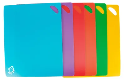 Produktbild von 6-teiliges Set Schneidebrett Schneidebretter Flexible rutschfeste Gemüse- und Fleischwerkzeuge Matten Küchenhelfer