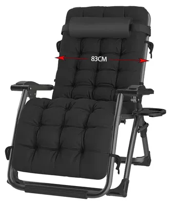Image de Chaise longue réglable 240 kg - Pliable - Ergonomique - Confortable - Chaise longue de jardin