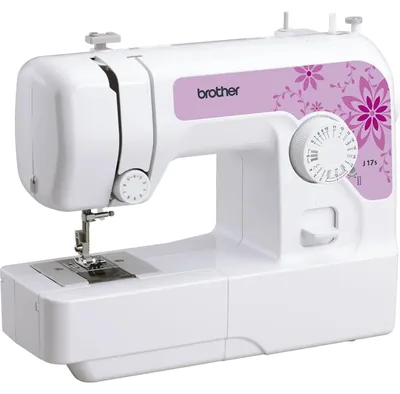 Obrázok produktu pre Brother J17s, Biela, Poloautomatický šijací stroj, Šitie, 4 kroky, 4 mm, Tlačidlá