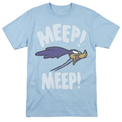 Image de T-shirt Looney Tunes - "The Meep Meep" - Modèle unie pour hommes/femmes (TV36721) (Taille XXL) (Bleu clair)