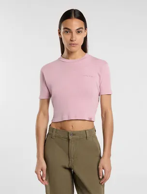 Produktbild von Dickies Plentywood Kurzarm-t-shirt Rosa L Frau Rosa L