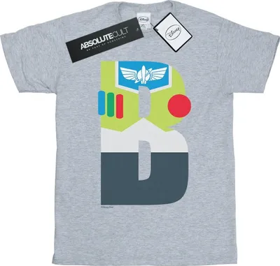 Produktbild von Disney - "Alphabet B Is For Lightyear" T-Shirt für Damen BI46921 (M) (Grau)
