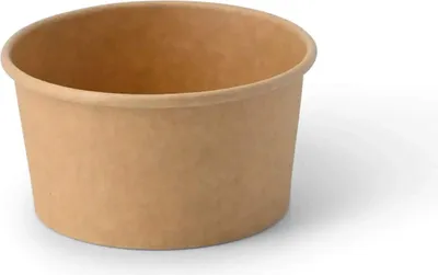 Immagine prodotto di Coppe gelato in carta kraft, 220 ml, diametro 92 mm, 50 pezzi.