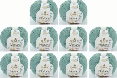 Immagine prodotto di 10x DMC Natura Just Cotone - filato morbido e opaco in cotone pettinato al 100%., 302, (Colore N20)