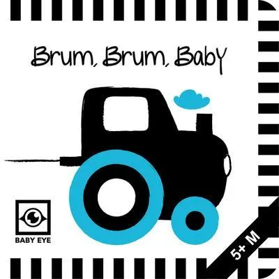 Immagine prodotto di Brum, Brum, Baby: Kontrastreiches Faltbuch für Babys · Kontrastbuch angepasst an Babyaugen · Schwarz Weiß Primärfarben Buch für Neugeborene · Mein erstes Bilderbuch · Montessori Buch
